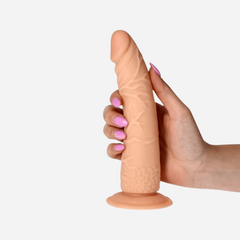 Dildo Vibrante Realistico Flesh Earth Flavour 7'' Carne 18 cm