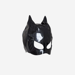 sexy shop Maschera Glossy Cat Black Privo Di Ftalati Pvc Gioco Di Ruolo - Sensualshop toys