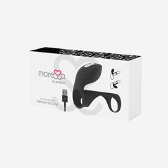 sexy shop Anello Vibrante e Stimolante Erezione Più Lunga e Duratura In Silicone è Estremamente Flessibile Cockring Moressa Bran - Sensualshop toys