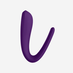 sexy shop Vibratore Partner Di Coppia Silicone Delicato Impermeabile Double Classic - Sensualshop toys