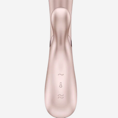 sexy shop Vibratore Con App Riscaldabile Soddisfacente Hot Lover Argento - Sensualshop toys