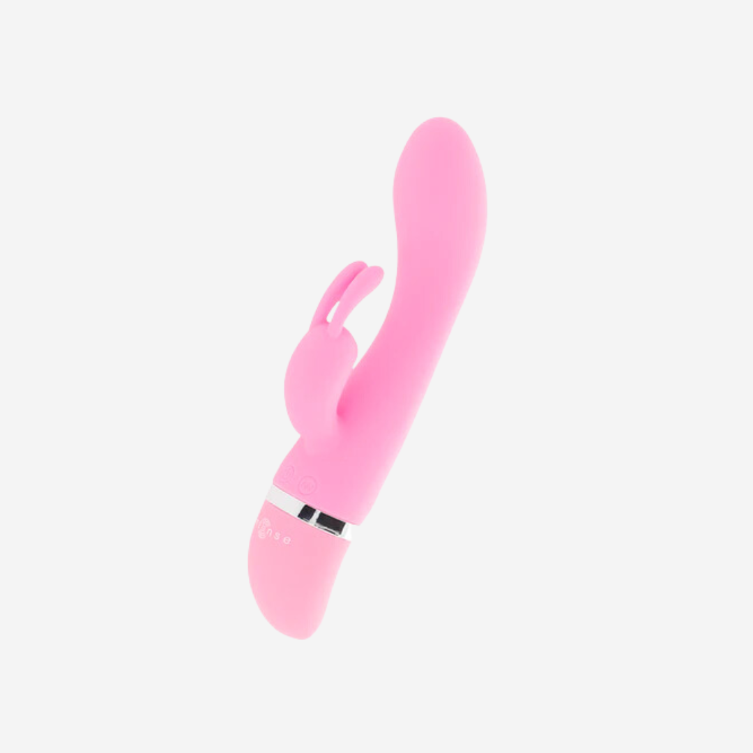 sexy shop Vibratore Rabbit Hilari Intenso Rosa Privo di Falatos Morbido Silicone Flessibile 30 Modalità di Vibrazione - Sensualshop toys