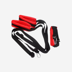 sexy shop Altalena Dell'Amore Bondagerie Per Porta Rosso Nero Altezza regolabile, Cuscinetti Imbottiti e Vellutati - Sensualshop toys