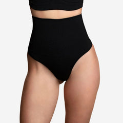 sexy shop Perizoma Vita Alta Controllo Medio Nero Taglia M 90%Poliammide 10%Elastan Bye Bra Seamless - Sensualshop toys