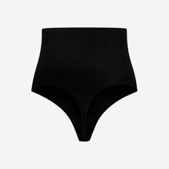 sexy shop Perizoma Vita Alta Controllo Medio Nero Taglia M 90%Poliammide 10%Elastan Bye Bra Seamless - Sensualshop toys