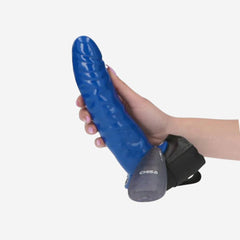 sexy shop Chisa Strap On Basic Harness Blue Indossabile e Vibrante - Sensualshop toys