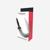 sexy shop Plug Anale Materiale Silicone Darkness Soft Gray T ail Butt Lunghezza Inseribile 9cm Diametro 3cm - Sensualshop toys