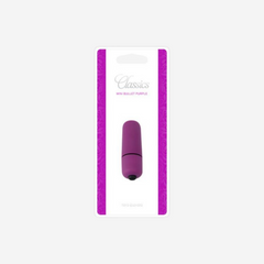 sexy shop Mini vibratore Bullet Classics Abs Viola Lunghezza 5.5cm Diametro 1.8cm - Sensualshop toys