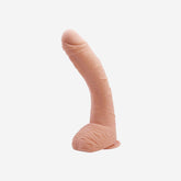 sexy shop Dildo Pelle Realistico Con Venature In TPR Super Morbido 27cm Base a Ventosa - Sensualshop toys