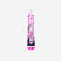 sexy shop Vibratore Rabbit Multivelocità Colore Viola 10 Modalità di Vibrazione Multispeed Materiale TPR Baile Lover Hot - Sensualshop toys
