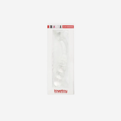 sexy shop Plug Anale Vetro Trasparente 18cm 3cm Glass Desire - Sensualshop toys