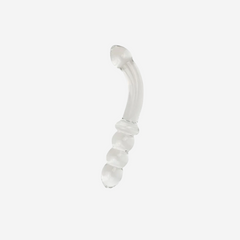sexy shop Plug Anale Vetro Trasparente 18cm 3cm Glass Desire - Sensualshop toys