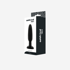 sexy shop Plug Anale Addicted Toys Nero  14 cm x 3,5 cm  Flessibile Materiale Tpr Privo Flalate - Sensualshop toys