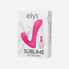sexy shop Stimolatore doppio Sublime Abs, Privo Di Ftalati, Silicone Medicale Colore Rosa Lunghezza 13.3 cm Diametro 3.5 cm Vibrazione Multiprogramma - Sensualshop toys