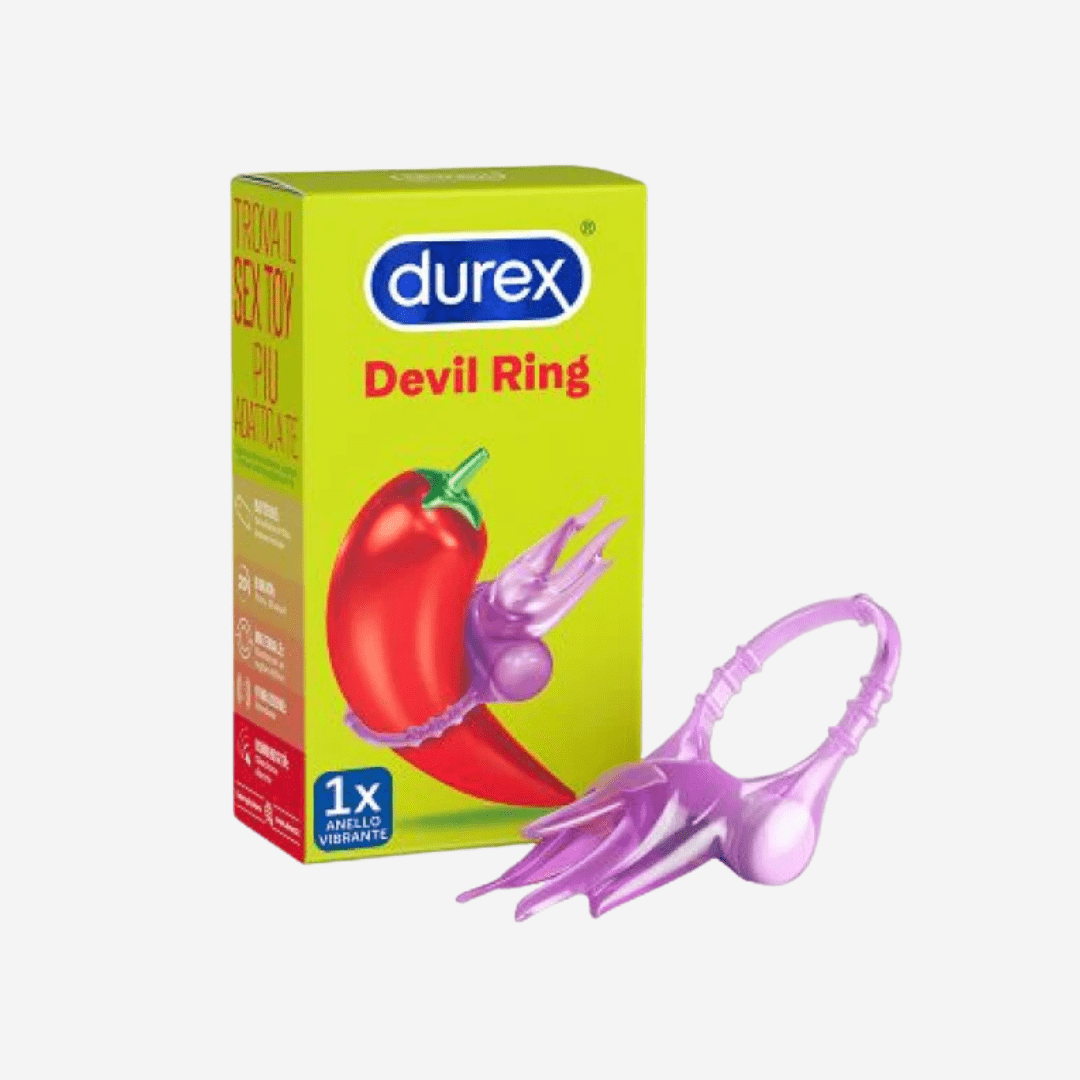 sexy shop Anello Fallico Vibrante Stimolante Little Devil di Durex 30 Minuti - Sensualshop toys