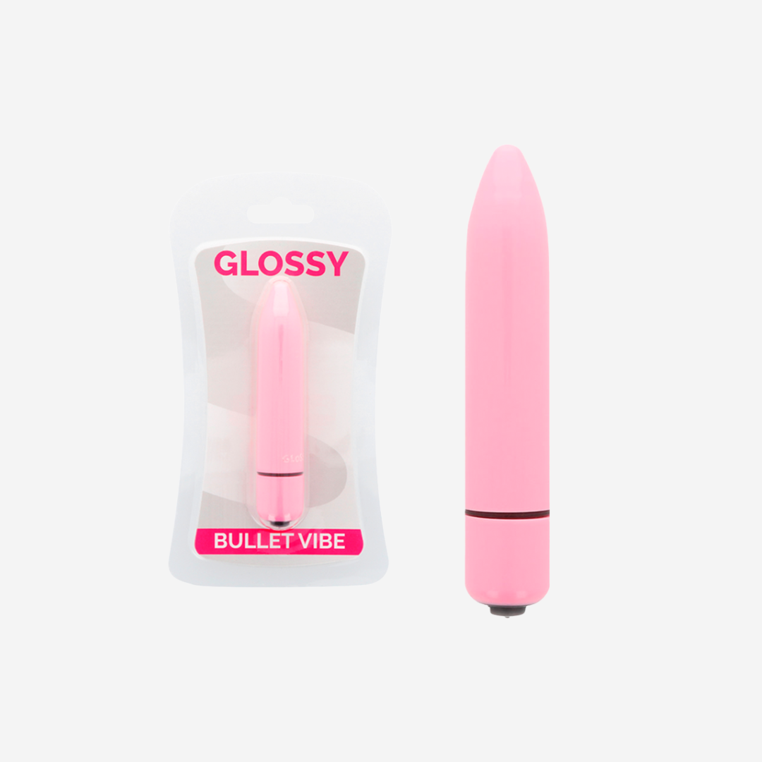 sexy shop Mini Vibratore Bullet Vibe Thin Glossy Rosa - Sensualshop toys