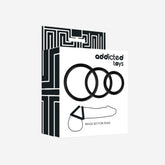 sexy shop 3x Anelli Per Erezione Mantiene e Ritarda L'Erezione Rings Addicted Toys - Sensualshop toys