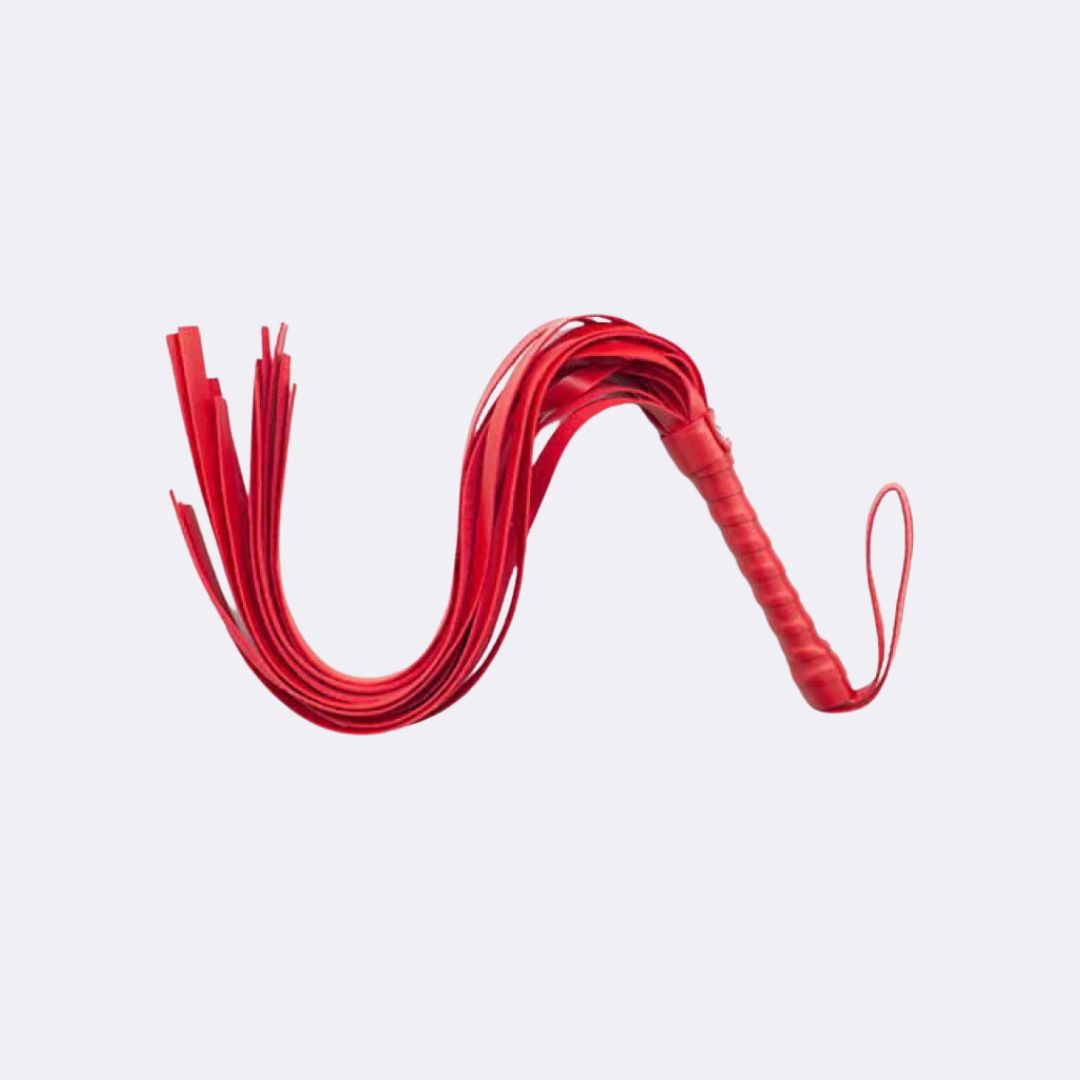 sexy shop Frusta a Frange Squash Whip Red Design Accattivante - Sensualshop toys