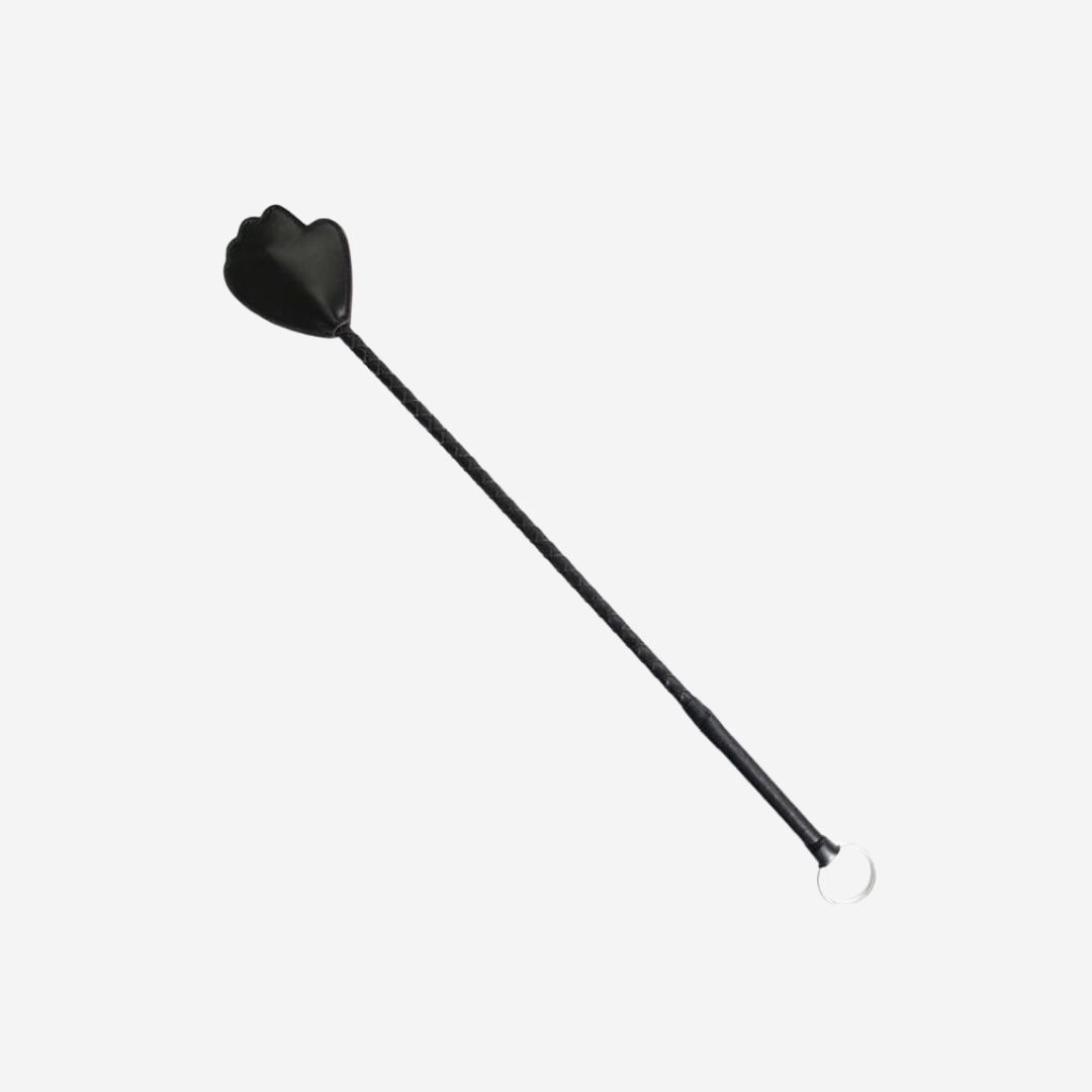 sexy shop Frustino Mano Nera Ecopelle 64Cm Hand Riding Crop Black Per La Coppia - Sensualshop toys