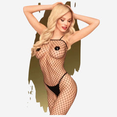sexy shop Bodystocking Body Penthouse Lingerie Black S/L - Sensualshop toys
