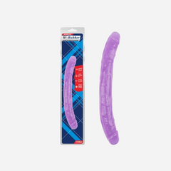 Dildo doppio Privo Di Ftalati Pvc Viola Lunghezza 32.5cm x 3.5cm Love Me Purple