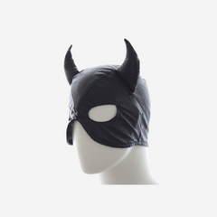 sexy shop Maschera Aggressiva Devil Black Ecopelle Nera Gioco Di Ruolo Per La Coppia - Sensualshop toys