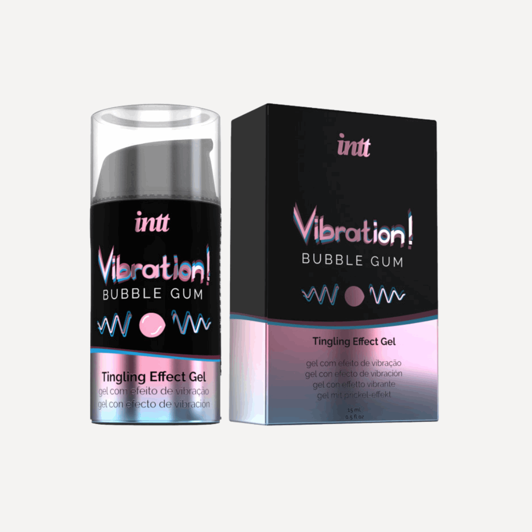 Gel Lubrificante Stimolante Piacevole Effetto Vibrante Intt Vibration  Bubble Glam