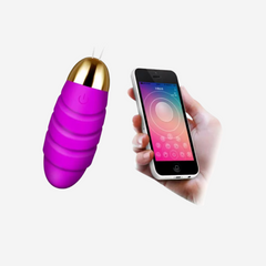 sexy shop Vibratore a distanza  Comando Con App ABS siliconico 100% Impermeabile Taglia8,2 * 2,8cm - Sensualshop toys