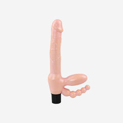 sexy shop Vibratore In Silicone Materiale TPR Colore Rosa Dimensioni 25.4cm e 3.2cm Doppia Penetrazione - Sensualshop toys