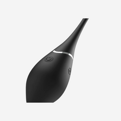 sexy shop Ovulo Vibrante a Distanza 100% Impermeabile Flessibile Carica Usb Black Silver - Sensualshop toys