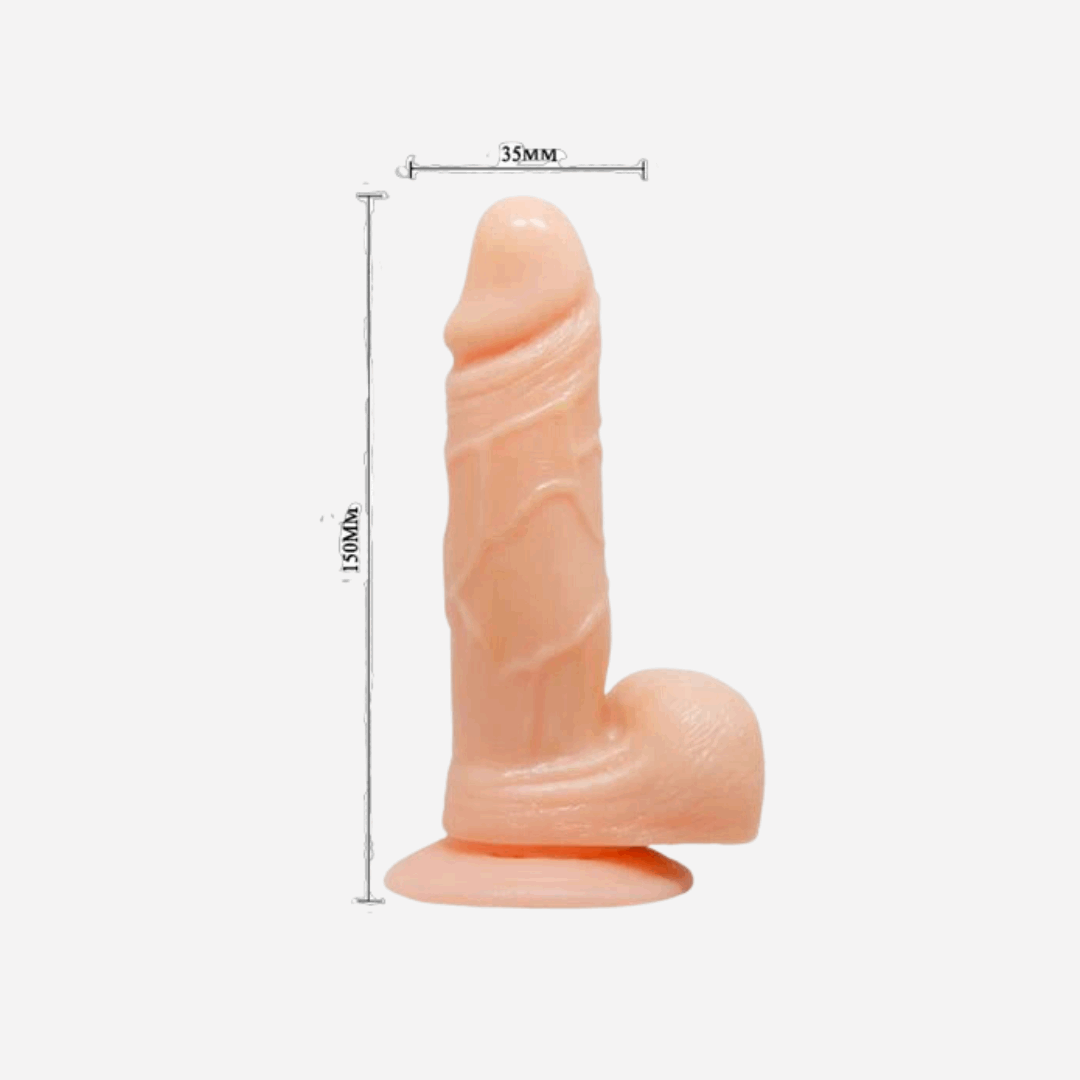 sexy shop Vibratore Dildo Realistico Dong Flesh Carne - Sensualshop toys