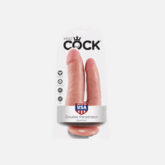 Dildo Reale Doppia Penetrazione Dimensioni Large 15.2cm x 4.1cm Small 11.4cm x 3.3cm king cock carne