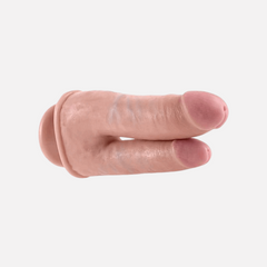 Dildo Reale Doppia Penetrazione Dimensioni Large 15.2cm x 4.1cm Small 11.4cm x 3.3cm king cock carne