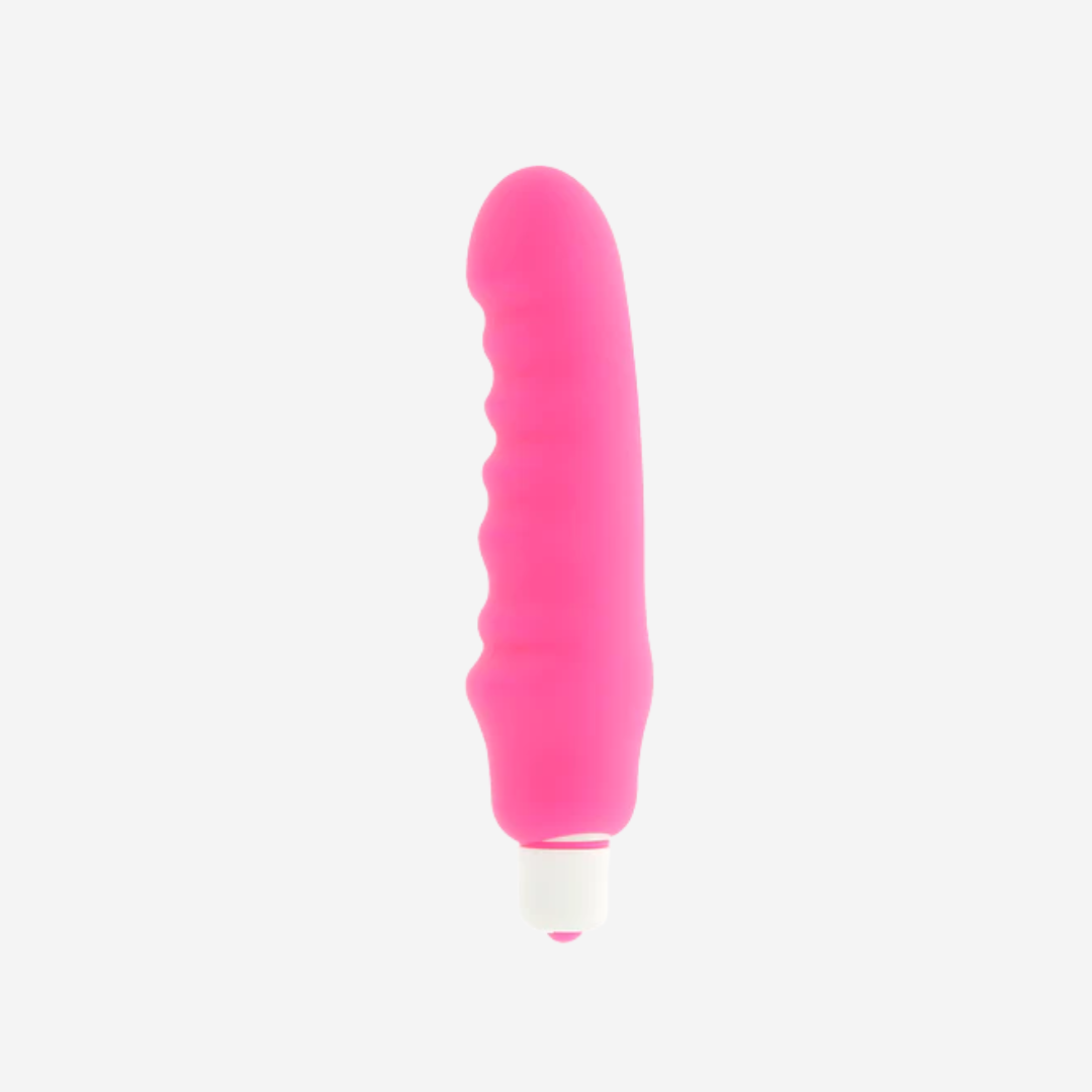 sexy shop Vibratore In Silicone Lungo 14cmx3cm di Diametro Genius Pink - Sensualshop toys