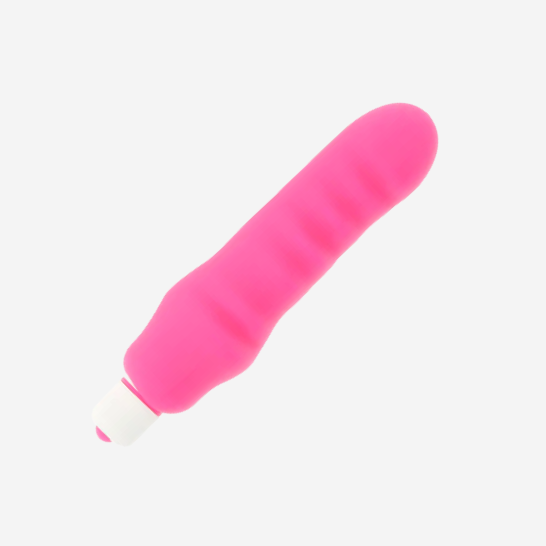 sexy shop Vibratore In Silicone Lungo 14cmx3cm di Diametro Genius Pink - Sensualshop toys