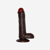 sexy shop Dildo Brown Emotion 10 Privo Di Ftalati PVC Con Ventosa 25.5cm x 5.5cm - Sensualshop toys