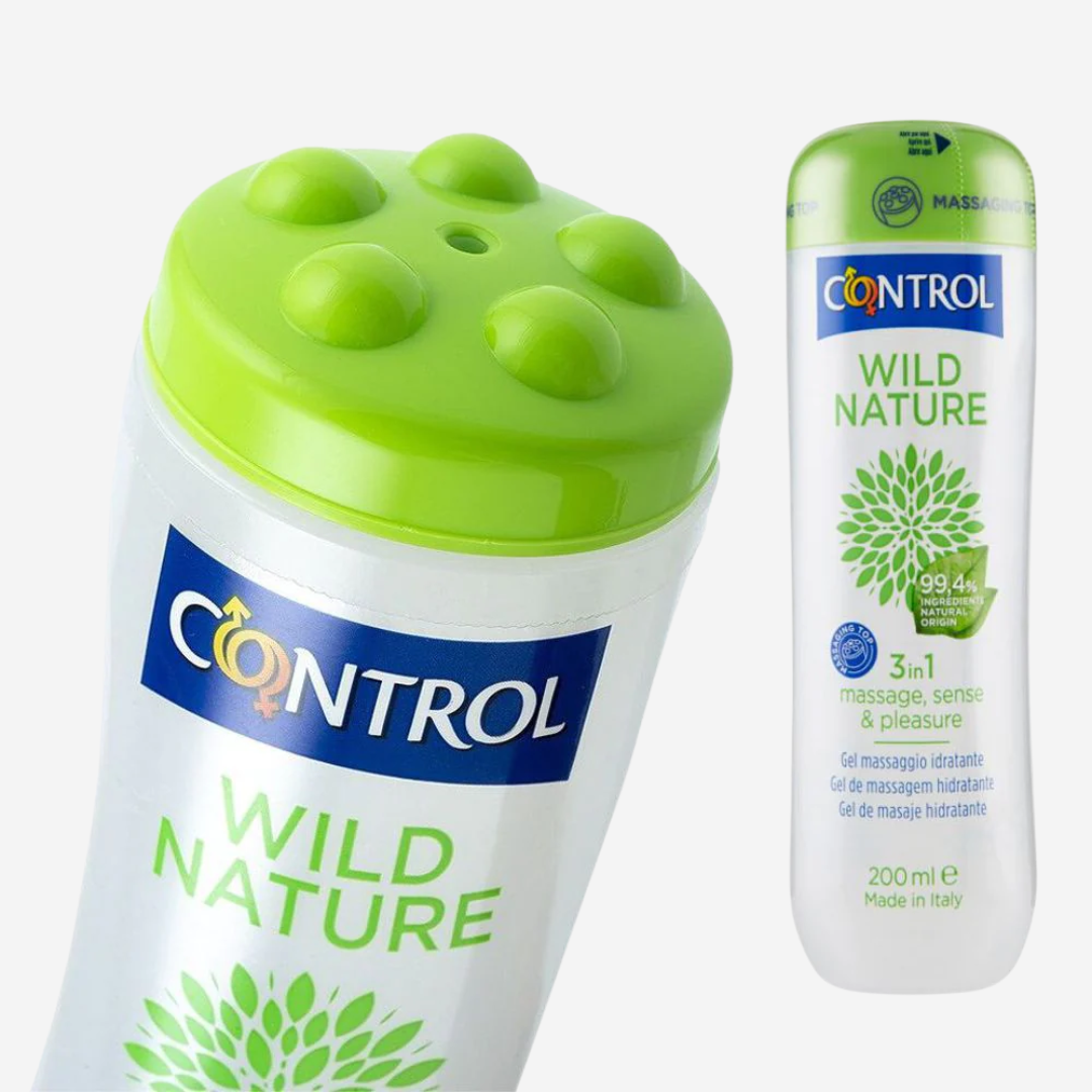 sexy shop Lubrificante Wild Nature Control 3 in 1  200ml - Sensualshop toys