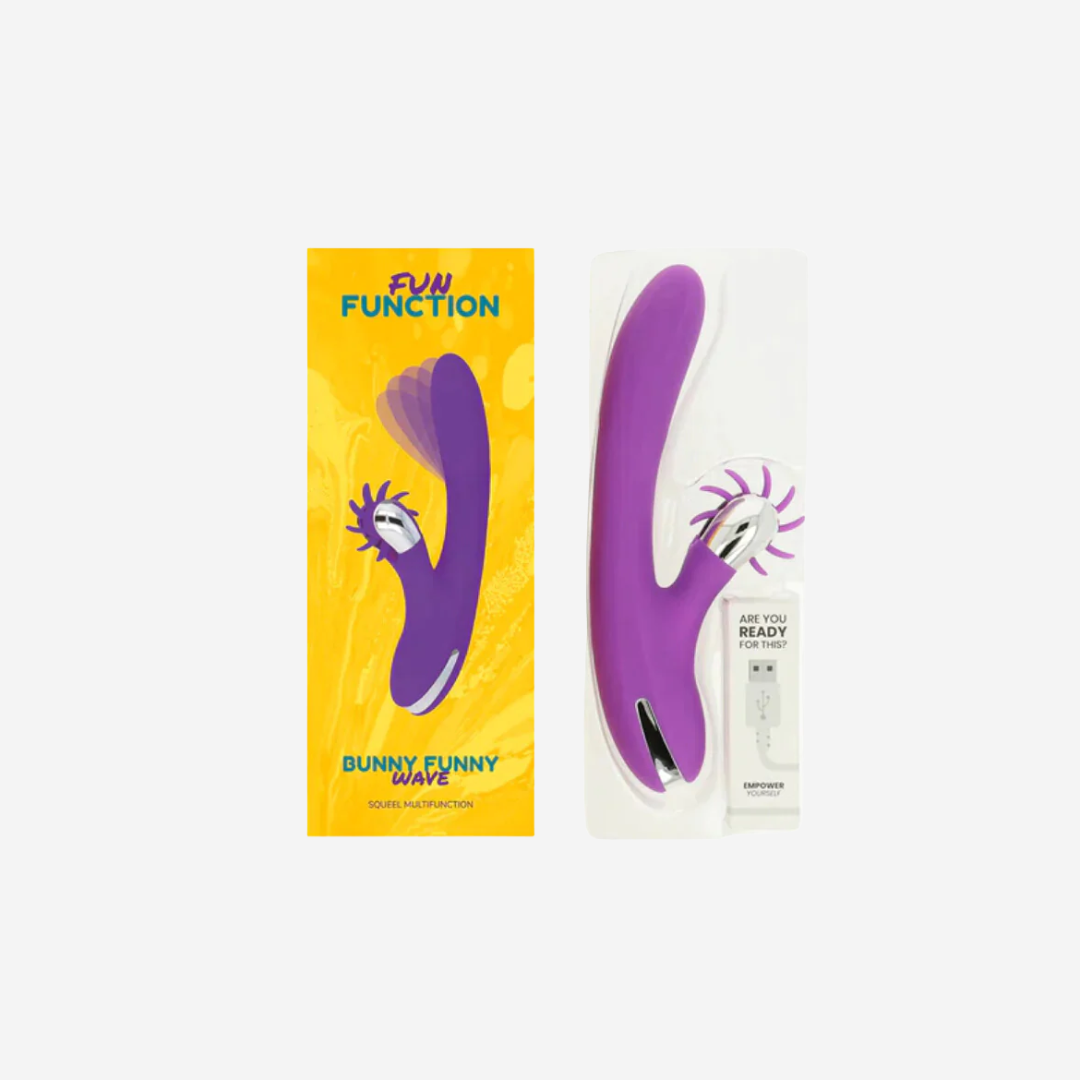 sexy shop Rabbit Stimola Clitoride e Punto G Con Movimenti Bunny Funny Wave 2.0 - Sensualshop toys