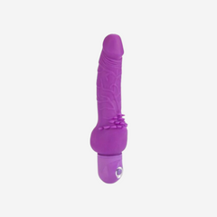 sexy shop Vibratore Impermeabile Realistico Lunghezza 19cm Diametro 6,25cm Power Stud Viola - Sensualshop toys