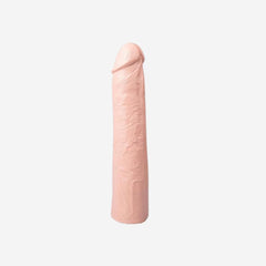 sexy shop Dildo Realistico Con Venature Morbido Flessibbile Misure 25,5cm x 5,3cm System - Sensualshop toys