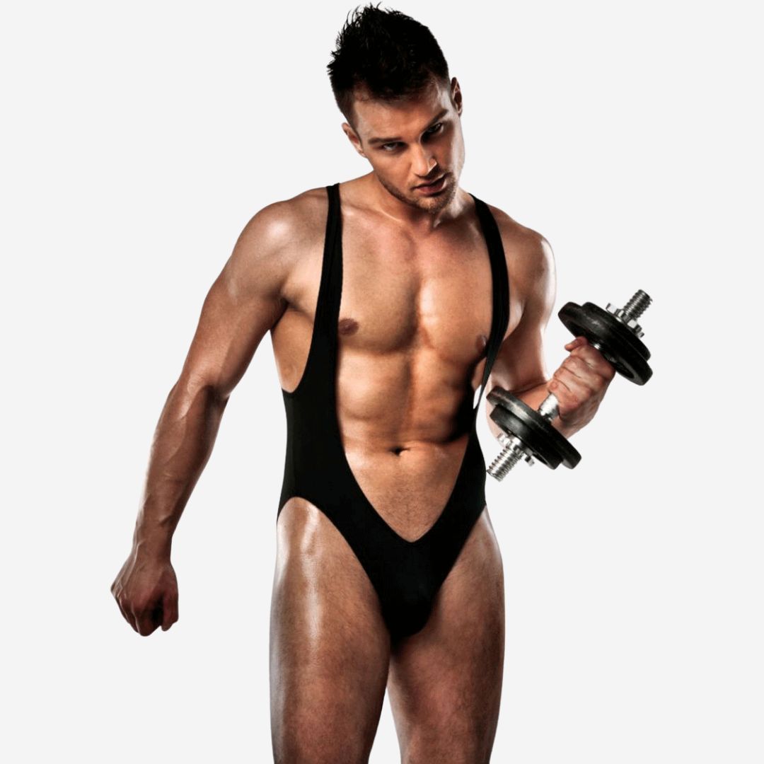 sexy shop Bodyjockstrap Elastico Aperto Dietro Colore Nero S / M Per Uomini Super Sexy - Sensualshop toys