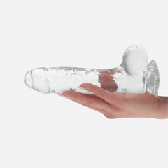 sexy shop Dildo Clear Passion Medium - 8''Materiale: Tpr Colore: Trasparente Lunghezza: 21 cm Diametro: 4 cm Dedicato: Vaginale Proprietà: Con Ventosa. - Sensualshop toys