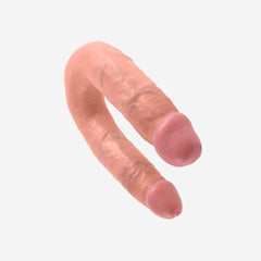 sexy shop Dildo Realistico King Cock Doppia Penetrazione Impermeabile Flessibile Lungo 15.2Cm x 4.1Cm Piccolo 11.4Cmx 3.3Cm - Sensualshop toys