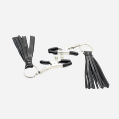 sexy shop Pinze capezzoli Ribbon Black - Sensualshop toys