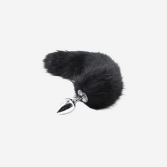 sexy shop Plug Fox Tail black - Sensualshop toys