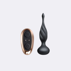 sexy shop Plug Anale Nero Con Telecomando a Distanza - Sensualshop toys