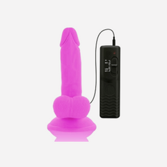 sexy shop Dildo Vibrante Flessibile Diversia 17 cm Fucsia - Sensualshop toys