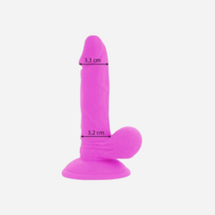 sexy shop Dildo Vibrante Flessibile Diversia 17 cm Fucsia - Sensualshop toys
