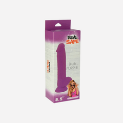Fallo Realistico Real Safe Brush Purple 21 cm