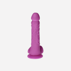 sexy shop Fallo Realistico 23.5cm 4.4cm Real Safe Long Stocky Purple - Sensualshop toys